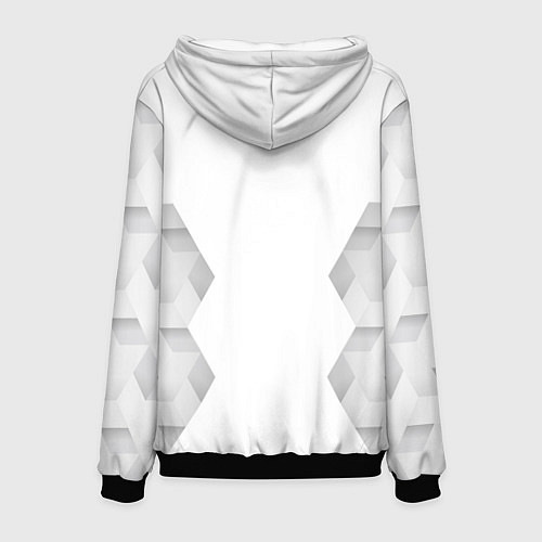 Мужская толстовка Seventeen white poly / 3D-Черный – фото 2