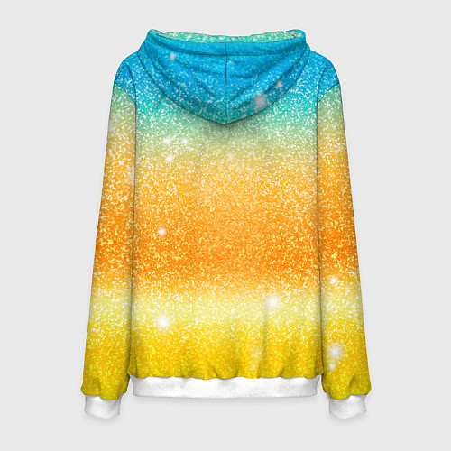 Мужская толстовка Inzoi лого и блестки / 3D-Белый – фото 2