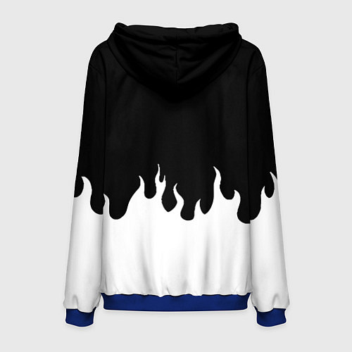 Мужская толстовка Monster energy red logo / 3D-Синий – фото 2