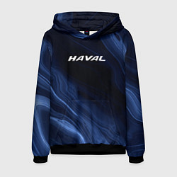 Толстовка-худи мужская Haval тёмно-синий, цвет: 3D-черный
