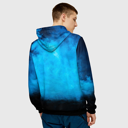 Мужская толстовка Фехтовальщики со шпагами / 3D-Черный – фото 4