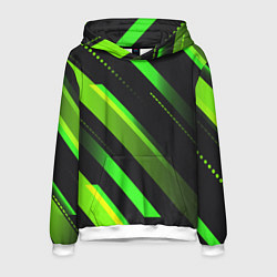 Мужская толстовка Color black green
