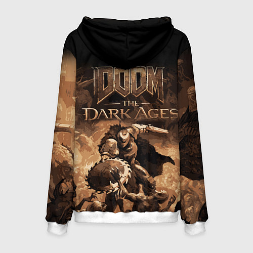 Мужская толстовка Doom the dark ages / 3D-Белый – фото 2