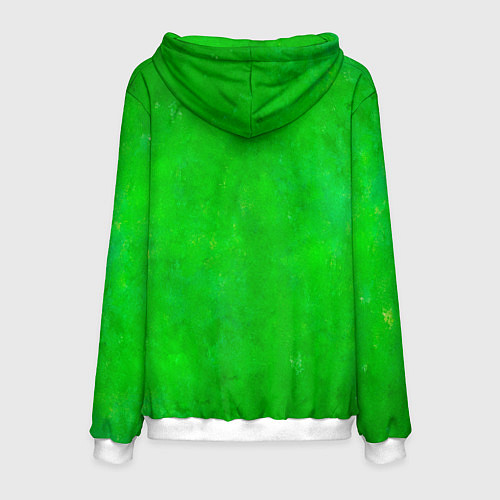 Мужская толстовка Свет зелёного фонаря / 3D-Белый – фото 2