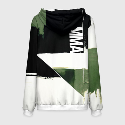 Мужская толстовка Магомед Анкалаев боец ММА / 3D-Белый – фото 2