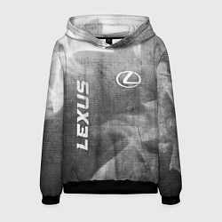 Мужская толстовка Lexus - grey gradient вертикально