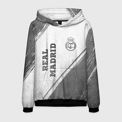 Мужская толстовка Real Madrid - white gradient вертикально