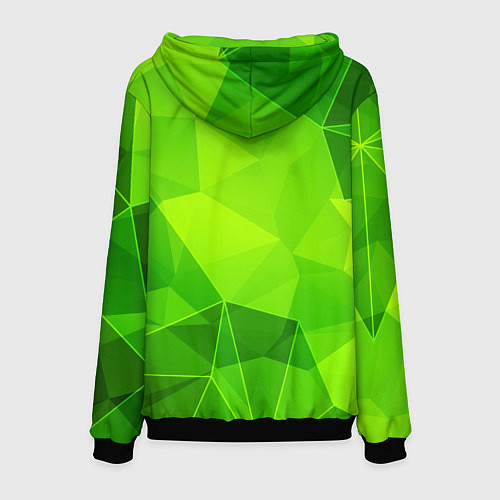 Мужская толстовка Lazio green poly / 3D-Черный – фото 2