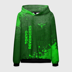 Мужская толстовка Tokyo Revengers - green gradient вертикально