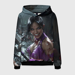 Толстовка-худи мужская Счастливая Милина МК, цвет: 3D-черный