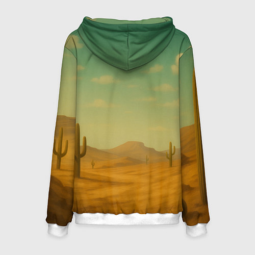 Мужская толстовка Лирили ларила мем / 3D-Белый – фото 2