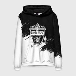 Толстовка-худи мужская Liverpool краски белые, цвет: 3D-белый
