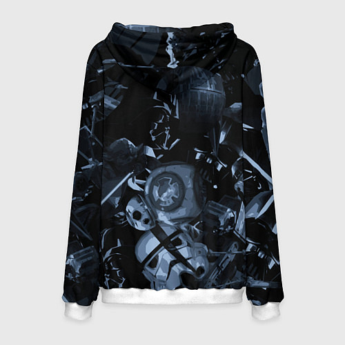 Мужская толстовка Star wars персонажи из звездных войн / 3D-Белый – фото 2