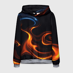 Мужская толстовка The color is fire orange