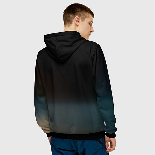 Мужская толстовка Балерина Капучино, мем, Ballerina Cappuccina / 3D-Черный – фото 4