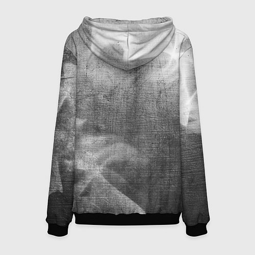Мужская толстовка Mass Effect - grey gradient вертикально / 3D-Черный – фото 2