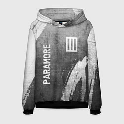 Мужская толстовка Paramore - grey gradient вертикально