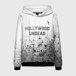 Толстовка-худи мужская Hollywood Undead - white gradient посередине, цвет: 3D-черный