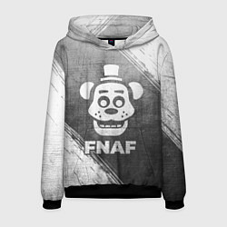 Толстовка-худи мужская FNAF - grey gradient, цвет: 3D-черный