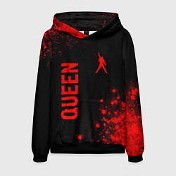 Мужская толстовка Queen - red gradient вертикально
