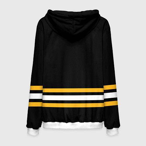 Мужская толстовка Бостон Брюинз хоккей / 3D-Белый – фото 2