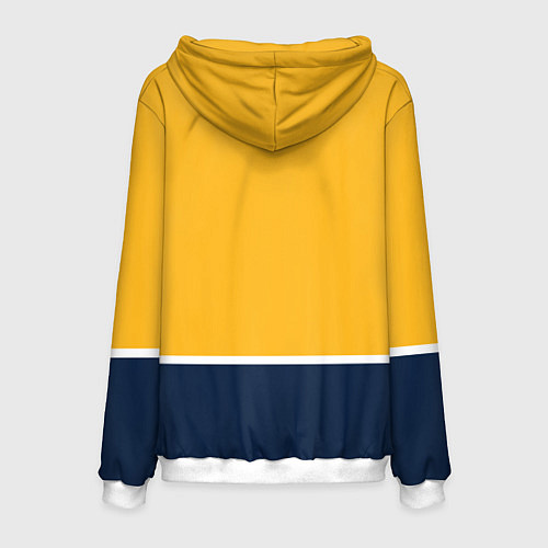 Мужская толстовка Нэшвилл Предаторз хоккей / 3D-Белый – фото 2