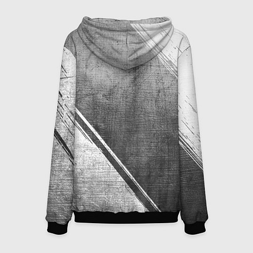 Мужская толстовка Green Day - grey gradient вертикально / 3D-Черный – фото 2