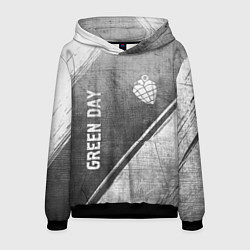 Мужская толстовка Green Day - grey gradient вертикально