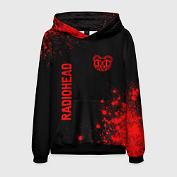 Мужская толстовка Radiohead - red gradient вертикально