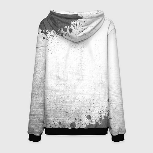 Мужская толстовка Burzum - white gradient / 3D-Черный – фото 2