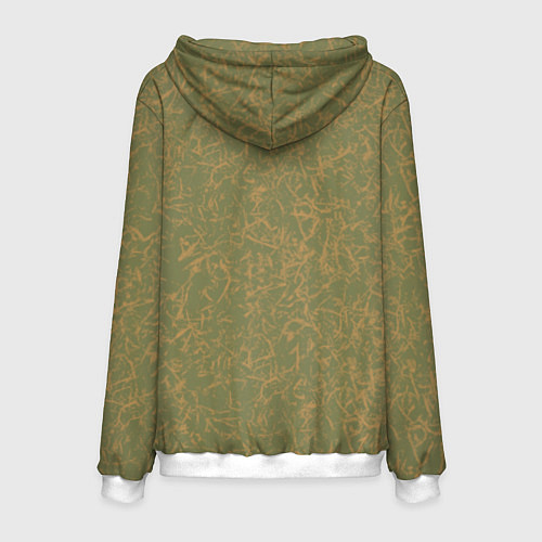 Мужская толстовка Надежды маленький оркестрик в оливковом / 3D-Белый – фото 2