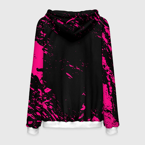 Мужская толстовка Monster energy неоновые краски лого / 3D-Белый – фото 2