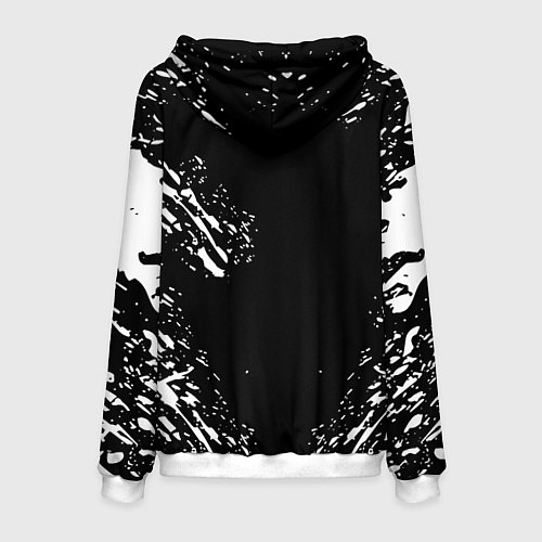 Мужская толстовка Monster energy white splash / 3D-Белый – фото 2