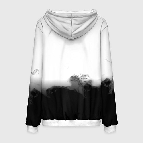 Мужская толстовка Monster energy splash smoke / 3D-Белый – фото 2