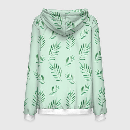 Мужская толстовка Билли Айлиш рамка мандала / 3D-Белый – фото 2