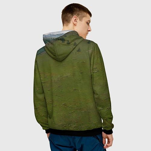 Мужская толстовка HOMM3 Dragons Battle 1 / 3D-Черный – фото 4