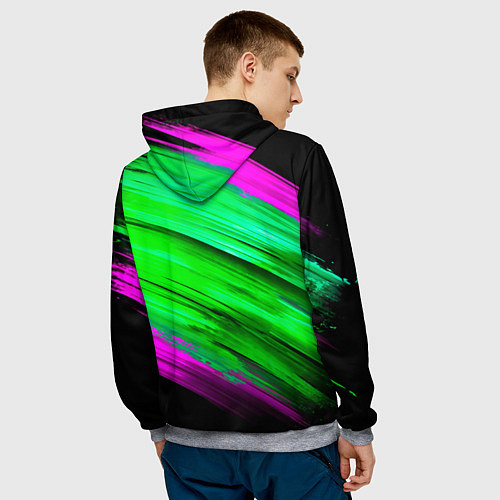 Мужская толстовка Bones падший ангел / 3D-Меланж – фото 4