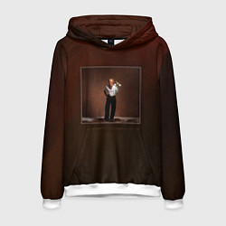 Толстовка-худи мужская Фараон 10 13 альбом, цвет: 3D-белый