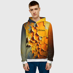 Толстовка-худи мужская Peeling plaster - Milano, цвет: 3D-белый — фото 2