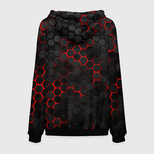 Мужская толстовка Амбрелла - плиты с подсветкой / 3D-Черный – фото 2