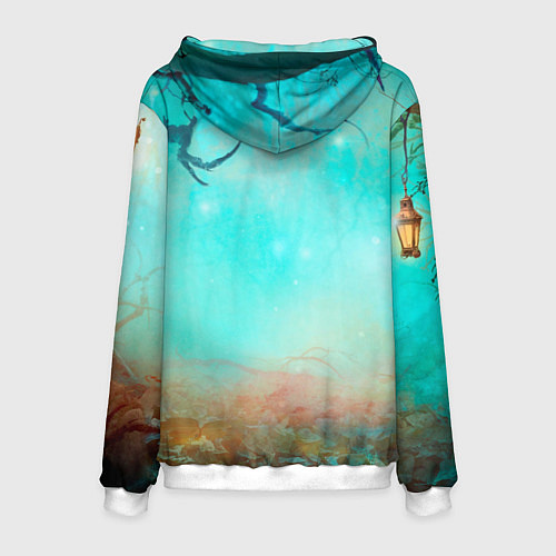 Мужская толстовка Bones в стиле демона / 3D-Белый – фото 2