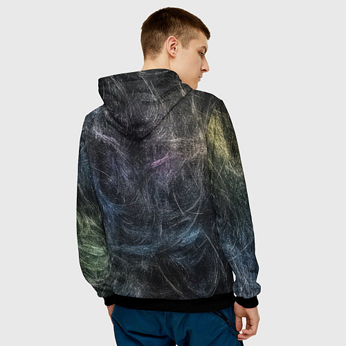 Мужская толстовка Bones из костей / 3D-Черный – фото 4