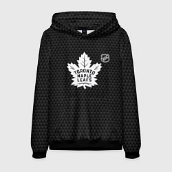 Толстовка-худи мужская Торонто Мейпл Лифс - черные треугольники, цвет: 3D-черный