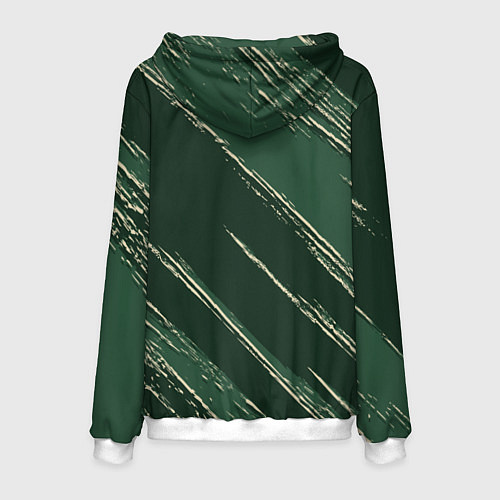 Мужская толстовка Милуоки Бакс - линии с потертостями / 3D-Белый – фото 2