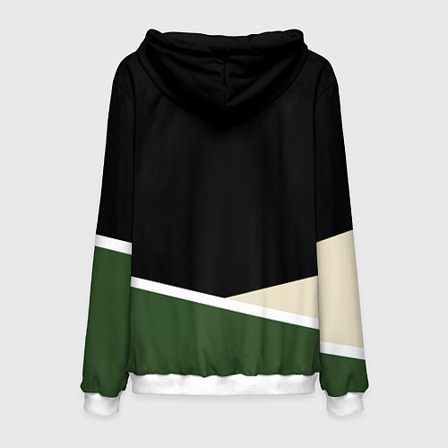 Мужская толстовка Милуоки Бакс - линии / 3D-Белый – фото 2