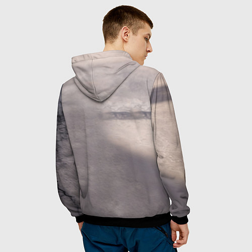 Мужская толстовка Гань ъуъ / 3D-Черный – фото 4