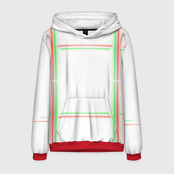 Мужская толстовка Neon light green red
