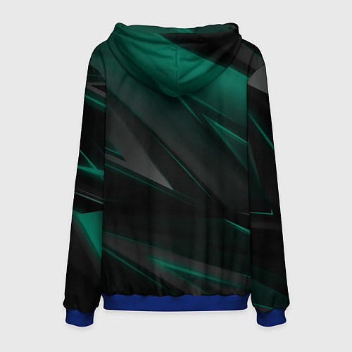 Мужская толстовка Леди Гага в платье из дисков / 3D-Синий – фото 2