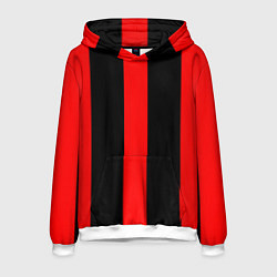 Мужская толстовка Color black red lines