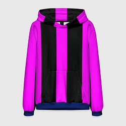 Мужская толстовка Color black pink lines